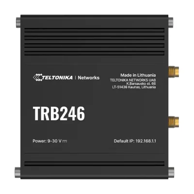 Gateway TELTONIKA TRB246, 4G LTE, DIN rail, dual SIM, RS232/RS485, GNSS
