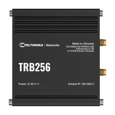 Gateway TELTONIKA TRB256, 4G LTE, DIN rail, dual SIM, RS232/RS485, GNSS