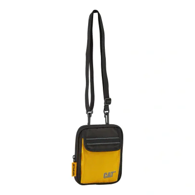 Geanta de umar CATERPILLAR V Power, material 600D polyester - negru/galben "CAT-84317-12"