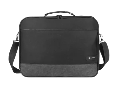 Geanta laptop Natec Impala 2, compatibilitate dimensiune laptop 17.3", 2 compartimente, material Polyester 600D, negru