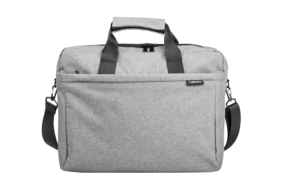 Geanta laptop Natec Mustela, compatibilitate dimensiune laptop 15.6", 3 compartimente, material Polyester 600D, gri