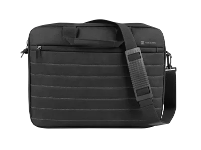Geanta laptop Natec Taruca, compatibilitate dimensiune laptop 14.1", 1 compartiment, material Polyester 600D, negru
