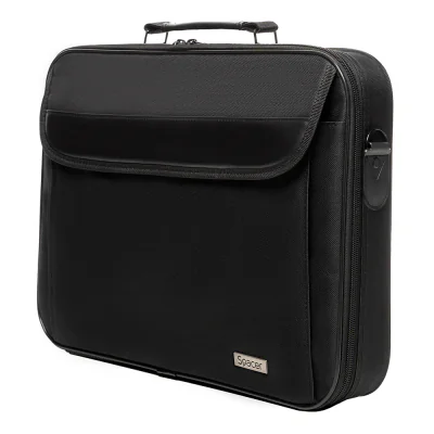 Geantă laptop SPACER Fritz, Negru, 2 ani Garantie