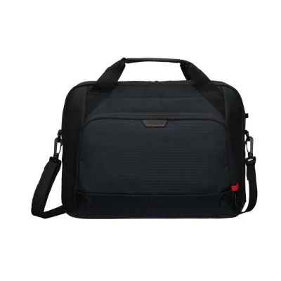 Geanta laptop Targus Classic EcoSmart® Briefcase, , pentru laptopuri de 15-16", dimensiuni: 16.13" x 2.55" x 12.01", dimensiuni compartiment laptop: 15.2" x 10.25"26.5 cm, capacitate 8.14 L, negru