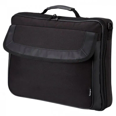 Geanta laptop Targus, TAR300, pentru laptopuri de pana la 15.6", material poliester, negru