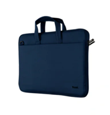 Geanta laptop Trust Bologna Slim, pentru laptopuri cu diagonala de 14" , material ABS, albastru