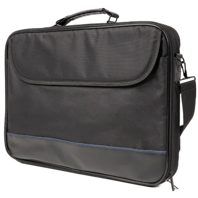 Geanta laptop Spacer, pentru laptopuri cu diagonala de de max. 17.3″, 1 compartiment, buzunar frontal, waterproof, material plastic/nylon, negru
