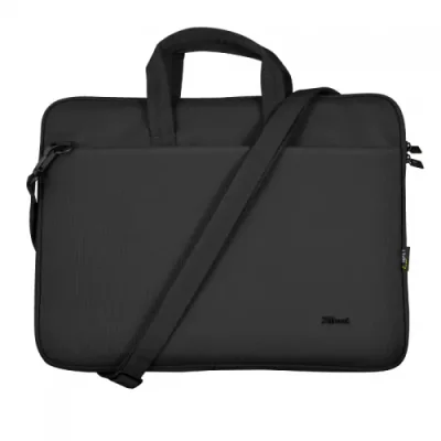 Geanta Trust Bologna Bag ECO Slim 16" laptops  General Laptop Compartment Size (inch) 16 " Type of bag carry bag Number of compartments 2 Max. laptop size 16 " Max. weight 2.5 kg Height of main product (in mm) 410 mm Width of main product (in mm) 290