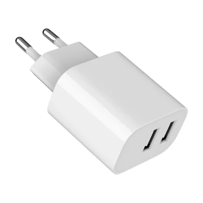 GEMBIRD 2-port universal USB charger 2.4A white