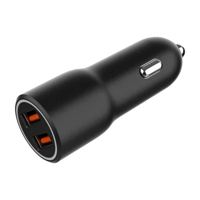 GEMBIRD 2-port USB car fast charger QC3.0 36W black