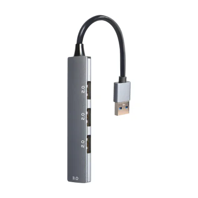 GEMBIRD 4-port USB HUB USB3 x 1 port USB2 x 3 ports silver