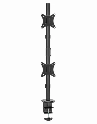 GEMBIRD Adjustable 2-display vertical desk mount 17-32inch 9kg