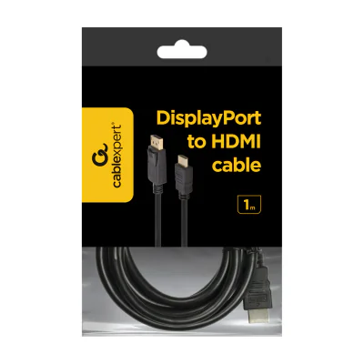 GEMBIRD CC-DP-HDMI-1M cable DISPLAYPORT M -> HDMI M 1m