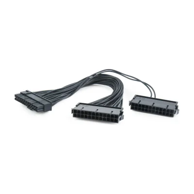 GEMBIRD CC-PSU24-01 dual 24-pin internal PC power extension cable 0.3m