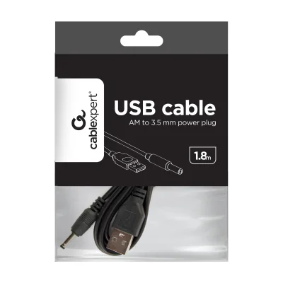 GEMBIRD CC-USB-AMP35-6 USB AM to 3.5mm Power Plug cable 1.8m black