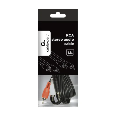 GEMBIRD CCA-2R2R-6 RCA stereo audio cable 1.8m