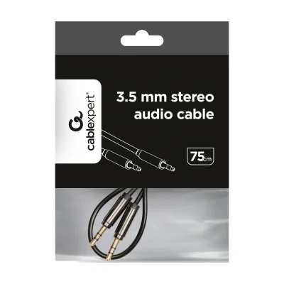 GEMBIRD CCAP-444-0.75M 3.5mm stereo audio cable 0.75m