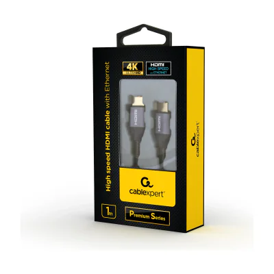 GEMBIRD CCBP-HDMI-1M High speed HDMI cable with Ethernet Premium series 1m