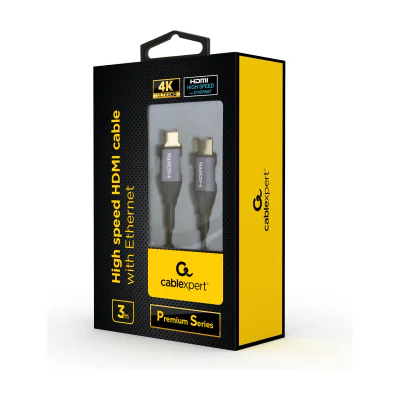 GEMBIRD CCBP-HDMI-3M High speed HDMI cable with Ethernet Premium series 3m