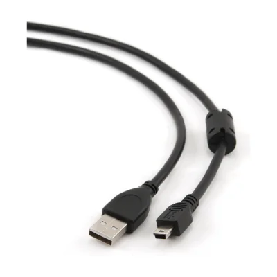GEMBIRD CCF-USB2-AM5P-6 USB 2.0 A- MINI 5PM 1.8m cable with ferrite core