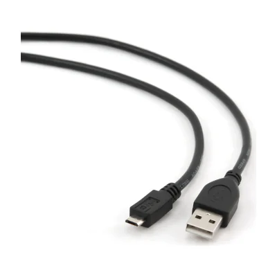 GEMBIRD CCP-MUSB2-AMBM-10 micro USB cable 2.0 AM-MBM5P black 3m