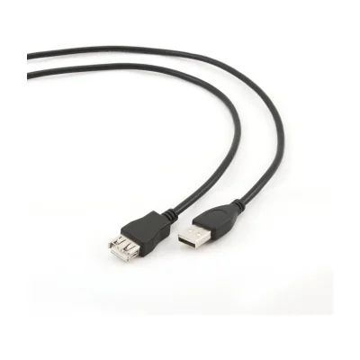 GEMBIRD CCP-USB2-AMAF-10 USB 2.0 A- A-socket 10ft cable black