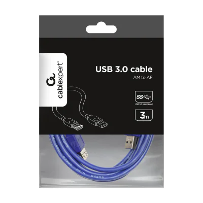 GEMBIRD CCP-USB3-AMAF-10 USB 3.0 extension A-plug A-socket cable 10ft