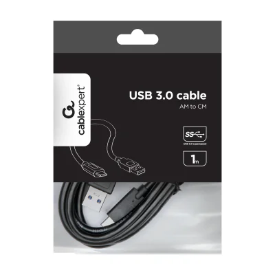 GEMBIRD CCP-USB3-AMCM-1M USB 3.0 cable to type-C AM/CM 1m black