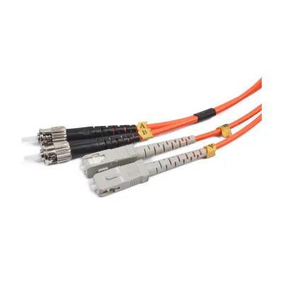 GEMBIRD CFO-STSC-OM2-2M Gembird fibre optic patchcable ST-SC duplex MM 50/125 OM2 orange 2m