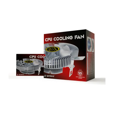 GEMBIRD CPU cooling fan Huracan X40 9 cm 55W blue LED 4 pin