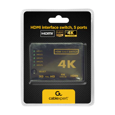GEMBIRD DSW-HDMI-53 HDMI interface switch 5 ports