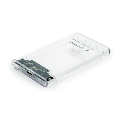 GEMBIRD EE2-U3S9-6 HDD/SSD enclosure for 2.5 SATA - USB 3.0 9.5mm transparent plastic