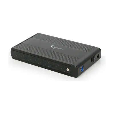 GEMBIRD EE3-U3S-3 HDD external enclosure for 3.5inch SATA - USB 3.0 Aluminium Black