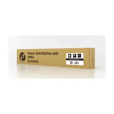 GEMBIRD EG-PDU-014 PDU 8 Schuko sockets 1U 16A schuko plug 3 m cable