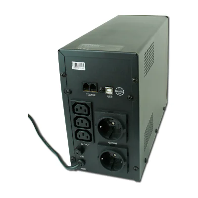 GEMBIRD EG-UPS-033 UPS Energenie Line-Interactive 1200VA3xIEC2xSchuko 230VUSBRJ11LCD