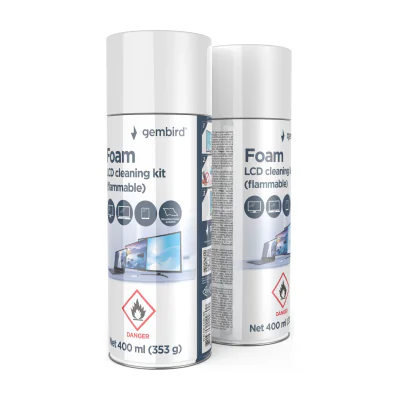 GEMBIRD Foam LCD cleaning kit flammable 400 ml