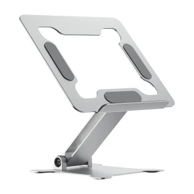 GEMBIRD Foldable notebook riser stand silver