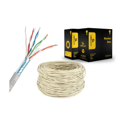 GEMBIRD FPC-5004E-SOL FTP solid cable cat. 5e 0.51 mm CCA 305m gray
