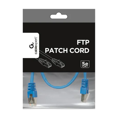GEMBIRD FTP Cat5e Patch cord blue 0.5m