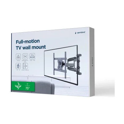 GEMBIRD Full motion TV wall mount 32-75inch 45kg