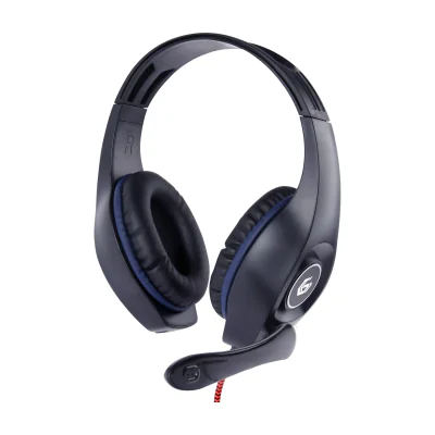 GEMBIRD gaming headset with volume control blue-black 3.5 mm