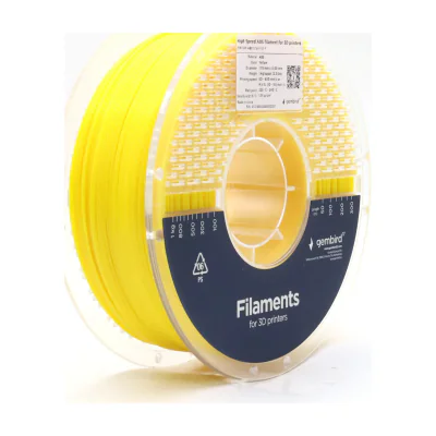 GEMBIRD High Speed ABS filament yellow 1.75 mm 1 kg