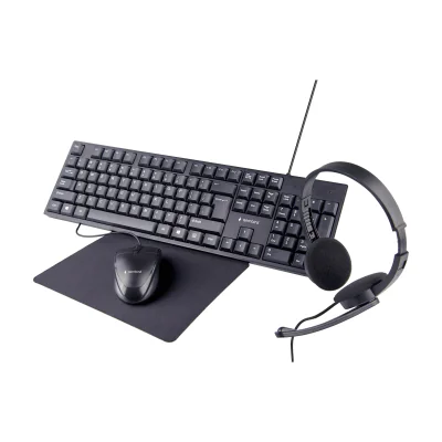 GEMBIRD KBS 4in1 office kit US layout