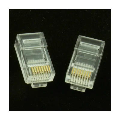 GEMBIRD LC-8P8C-002/10 LAN modular plug 8P8C for solid CAT6 LAN cable 30U 10pcs