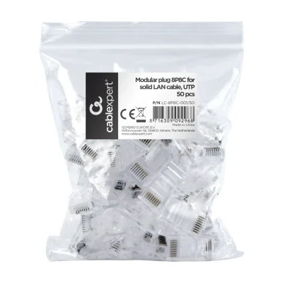 GEMBIRD Mufa RJ45 neecranata - set 50 buc.