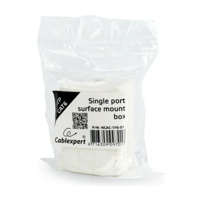 GEMBIRD NCAC-1F6-01 CAT6 FTP single port surface mount box