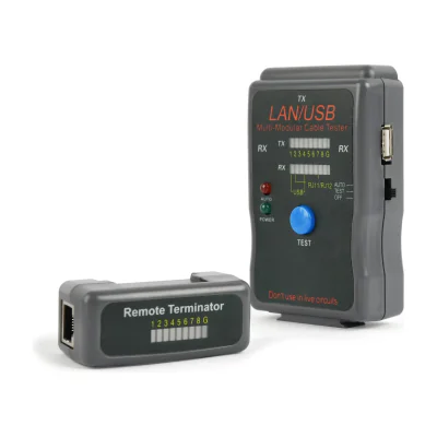 GEMBIRD NCT-2 cable tester RJ-45 RJ-11 UTP STP USB AA/AB