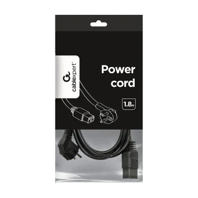GEMBIRD PC-186-C19 euro plug to C19 socket power cord 1.8 m 16A