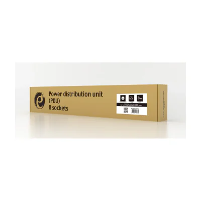 GEMBIRD PDU 8x French socket 1U 10A 3m C14 Plug