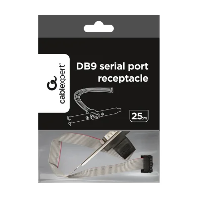 GEMBIRD Port COM RS232 9PIN DB9M PIN 1:1 on slot cover